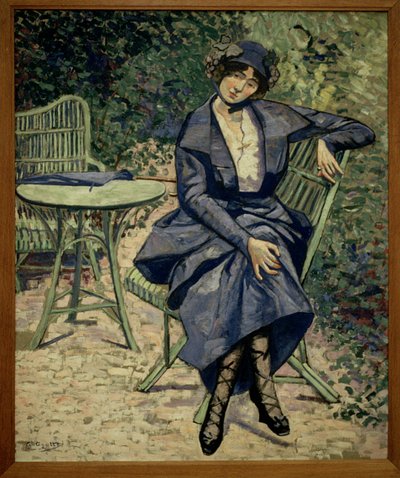 The Blue Dress by Georgette Agutte